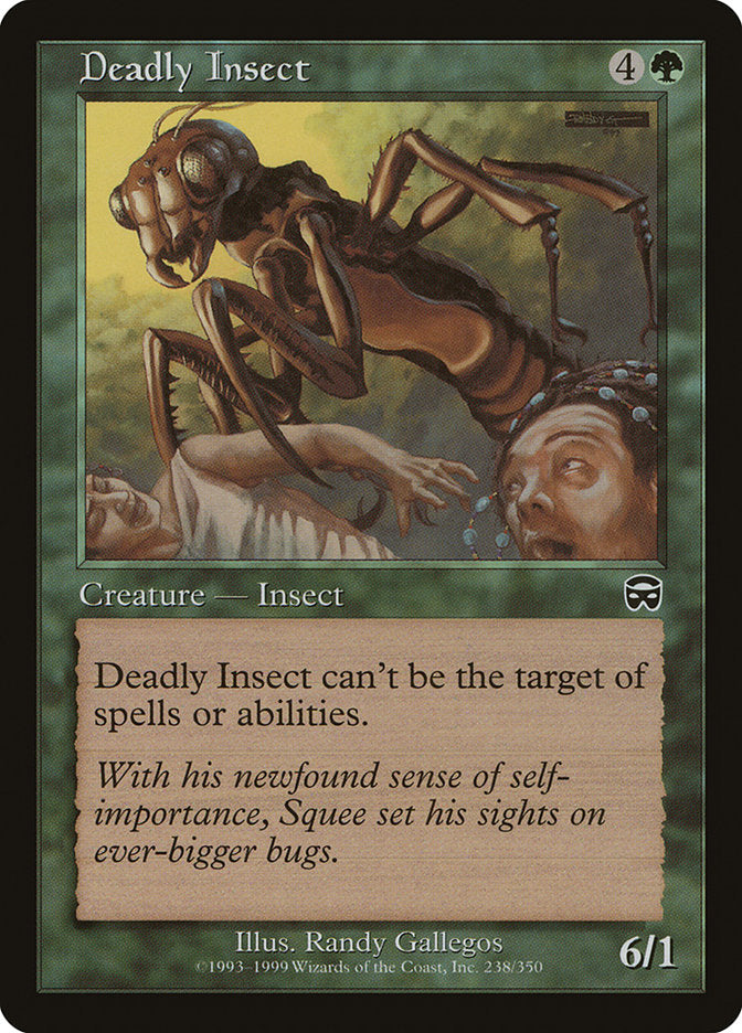 Deadly Insect [Mercadian Masques] | Card Citadel