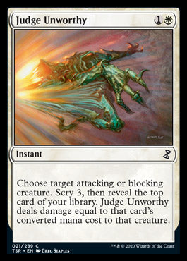 Judge Unworthy [Time Spiral Remastered] | Card Citadel