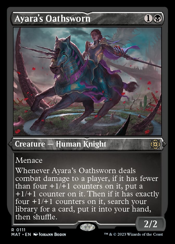Ayara's Oathsworn (Foil Etched) [March of the Machine: The Aftermath] | Card Citadel