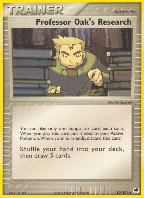 Professor Oak's Research (80/101) [EX: Dragon Frontiers] | Card Citadel