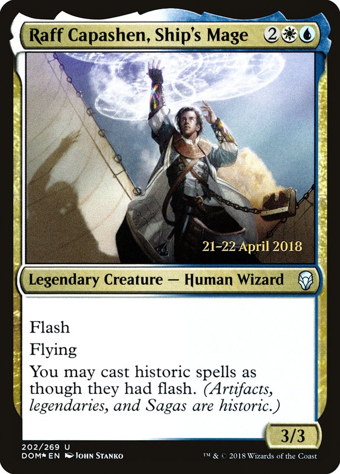 Raff Capashen, Ship's Mage [Dominaria Promos] | Card Citadel