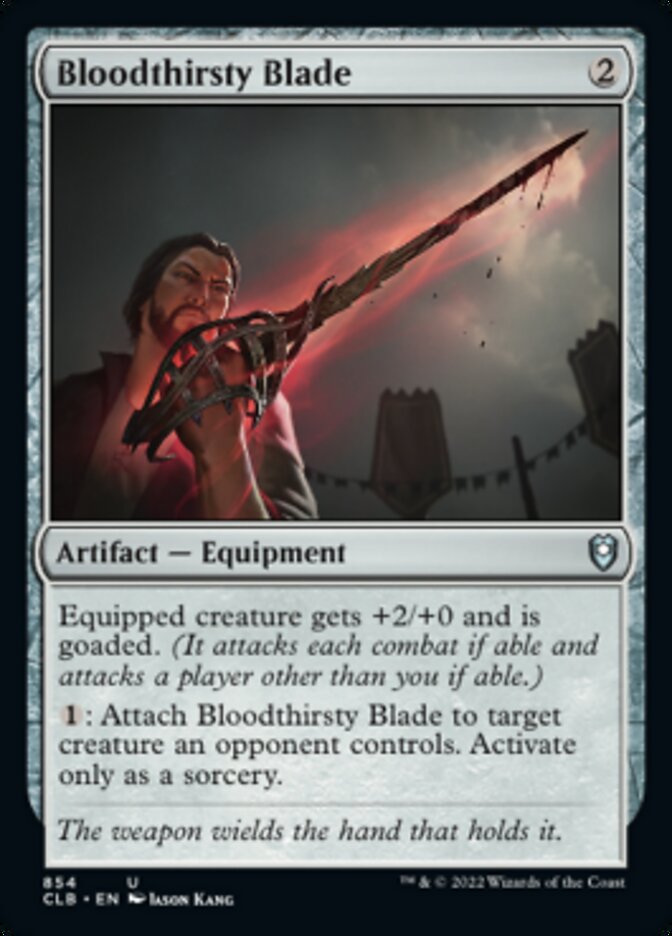 Bloodthirsty Blade [Commander Legends: Battle for Baldur's Gate] | Card Citadel