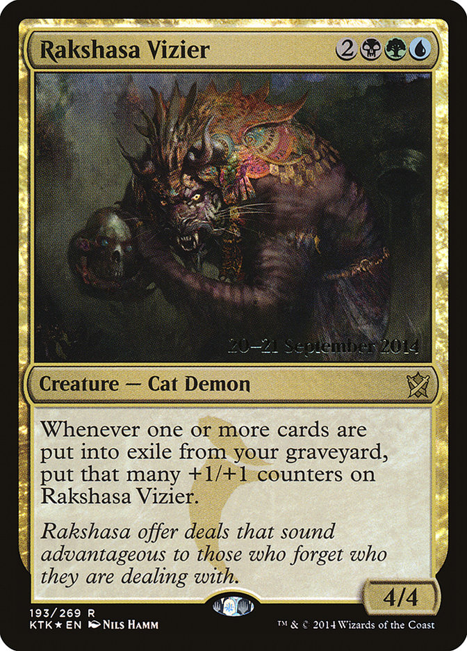 Rakshasa Vizier [Khans of Tarkir Promos] | Card Citadel