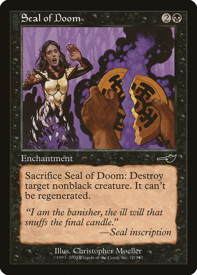 Seal of Doom [Nemesis] | Card Citadel