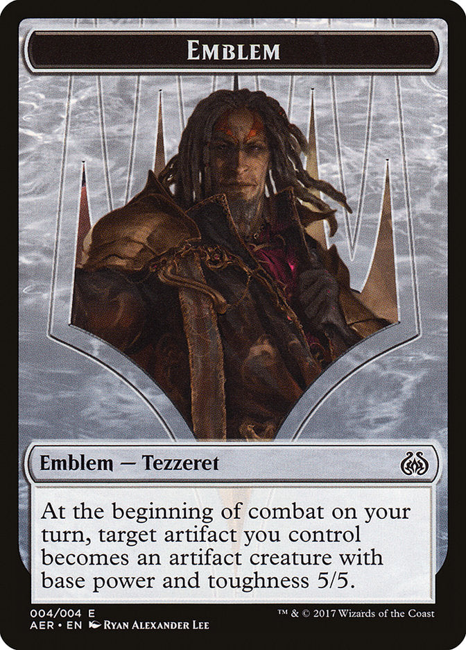 Tezzeret the Schemer Emblem [Aether Revolt Tokens] | Card Citadel