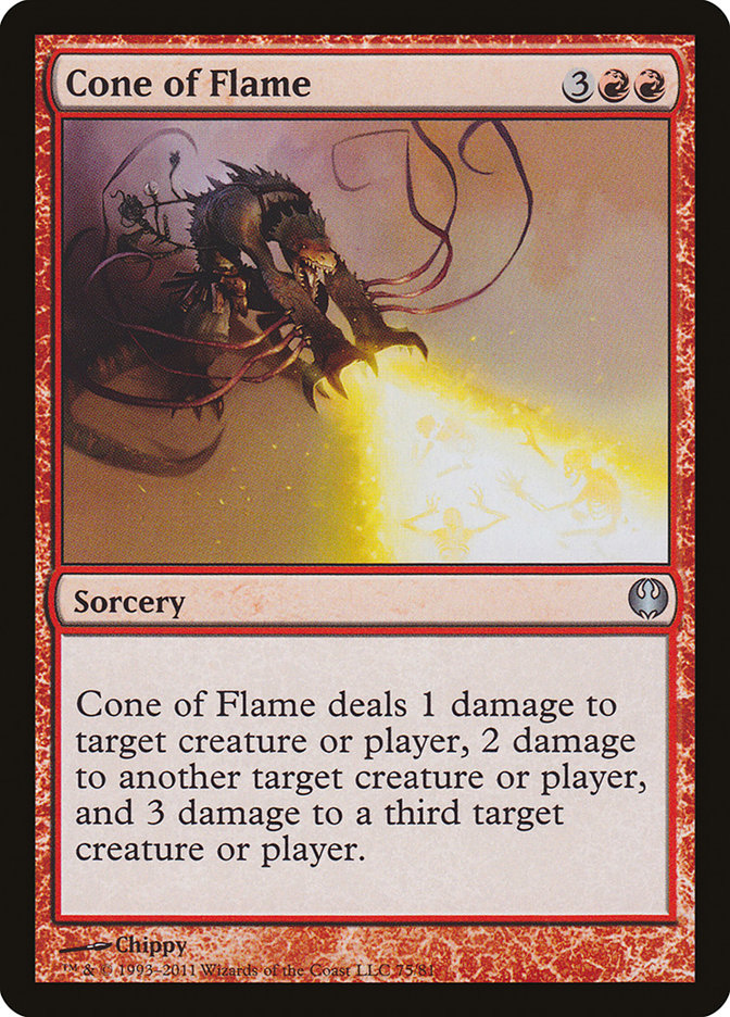 Cone of Flame [Duel Decks: Knights vs. Dragons] | Card Citadel