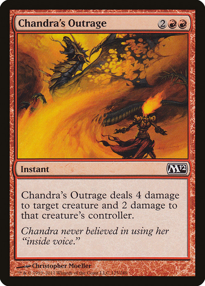 Chandra's Outrage [Magic 2012] | Card Citadel