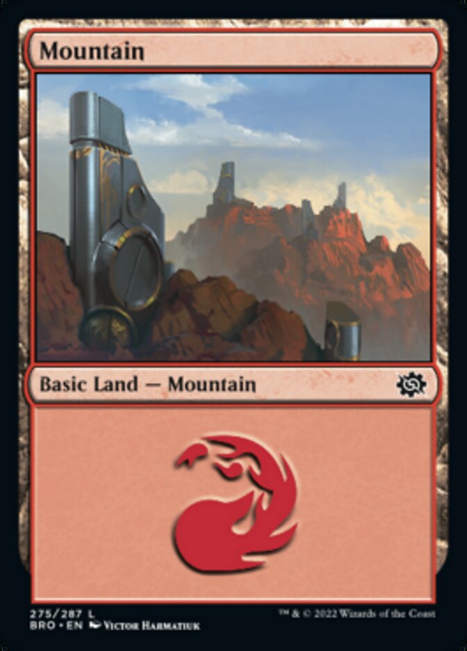 Mountain (275) [The Brothers' War] | Card Citadel