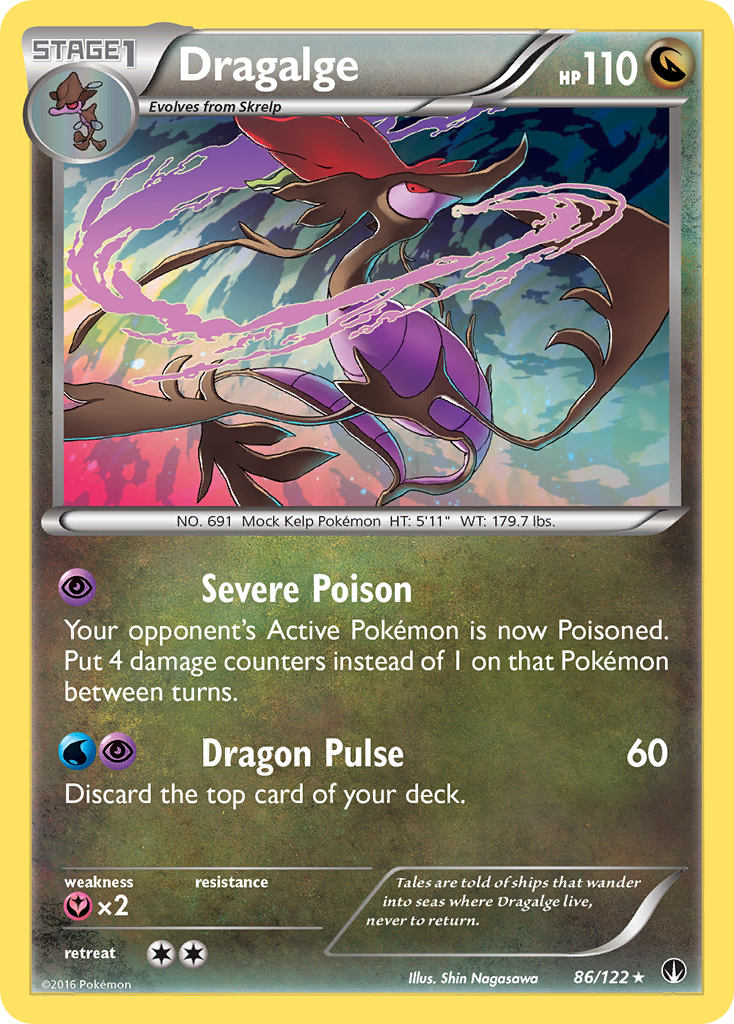 Dragalge (86/122) [XY: BREAKpoint] | Card Citadel
