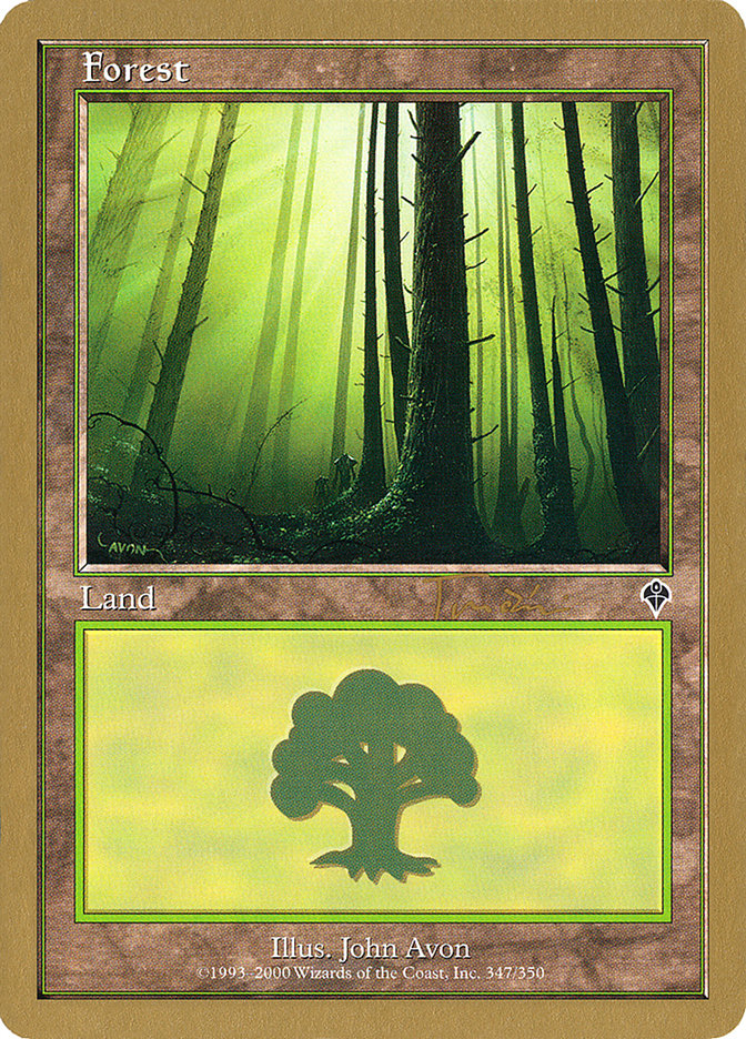 Forest (jt347) (Jan Tomcani) [World Championship Decks 2001] | Card Citadel