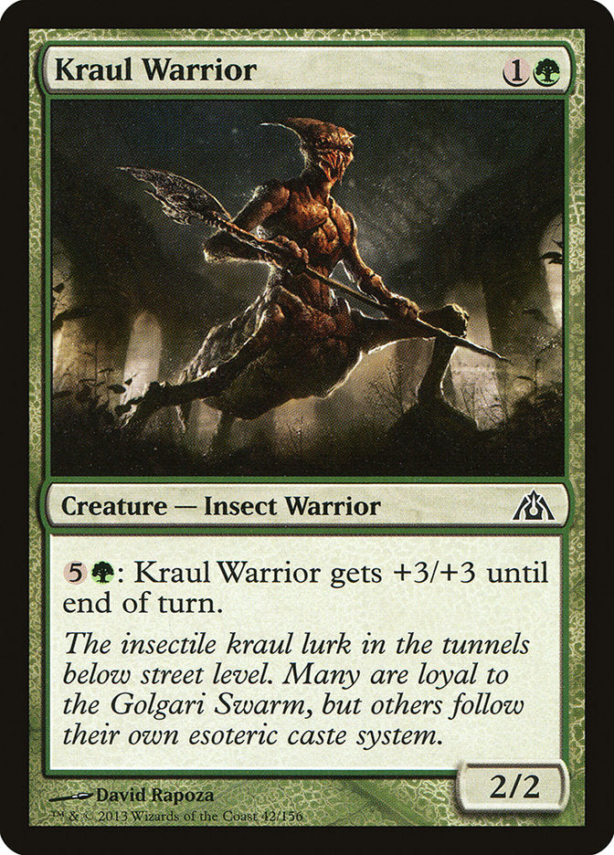 Kraul Warrior [Dragon's Maze] | Card Citadel