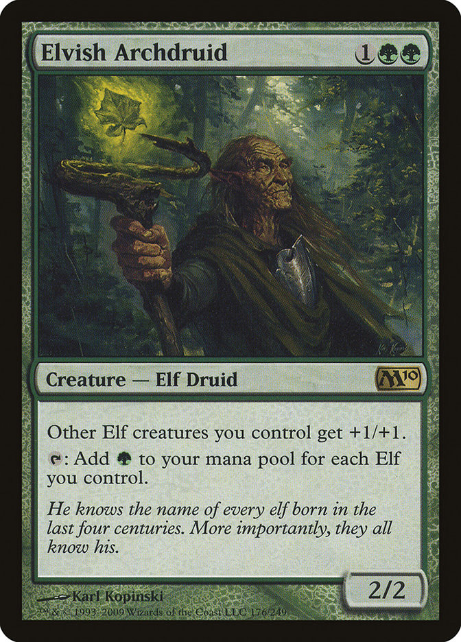 Elvish Archdruid [Magic 2010] | Card Citadel