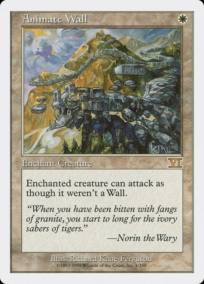 Animate Wall [Classic Sixth Edition] | Card Citadel