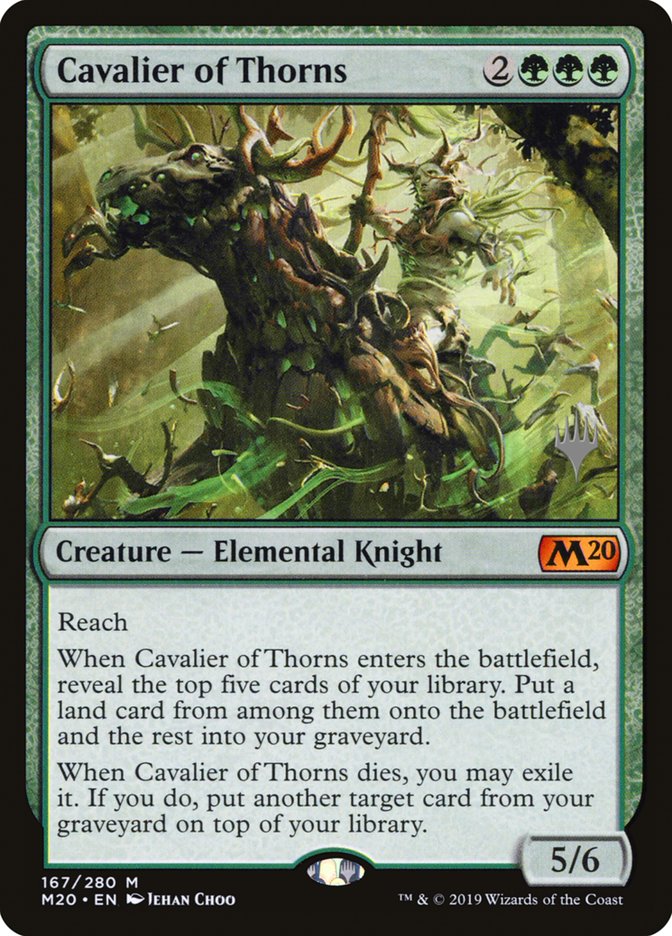 Cavalier of Thorns [Core Set 2020 Promos] | Card Citadel