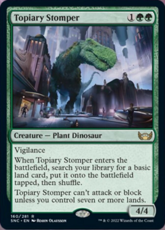 Topiary Stomper [Streets of New Capenna] | Card Citadel