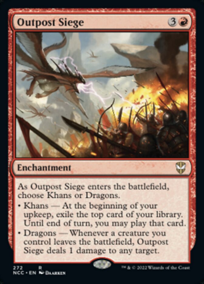 Outpost Siege [Streets of New Capenna Commander] | Card Citadel