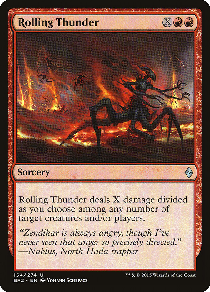 Rolling Thunder [Battle for Zendikar] | Card Citadel