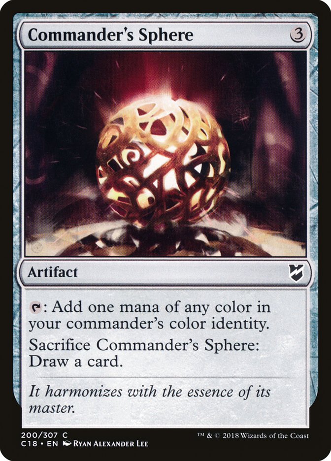 Commander's Sphere [Commander 2018] | Card Citadel