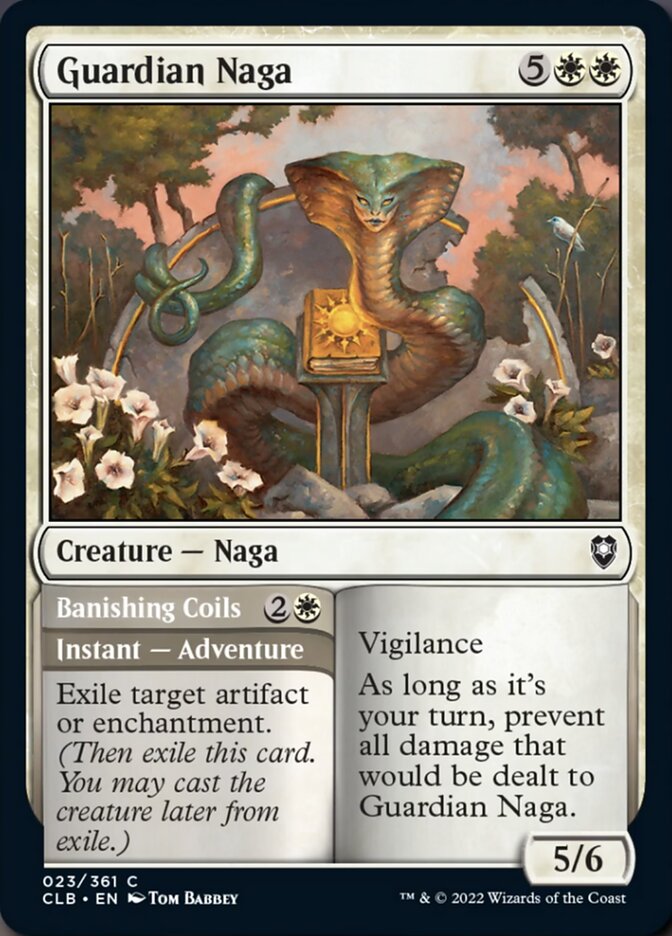 Guardian Naga // Banishing Coils [Commander Legends: Battle for Baldur's Gate] | Card Citadel