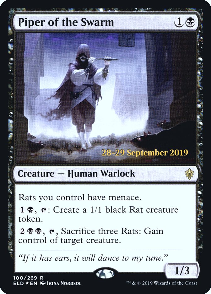 Piper of the Swarm  [Throne of Eldraine Prerelease Promos] | Card Citadel