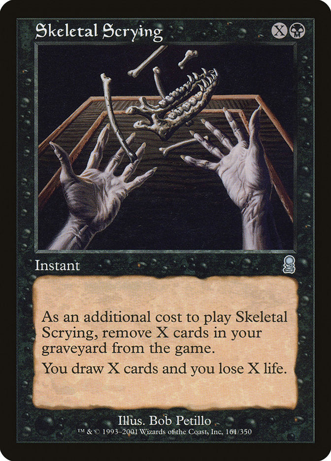 Skeletal Scrying [Odyssey] | Card Citadel