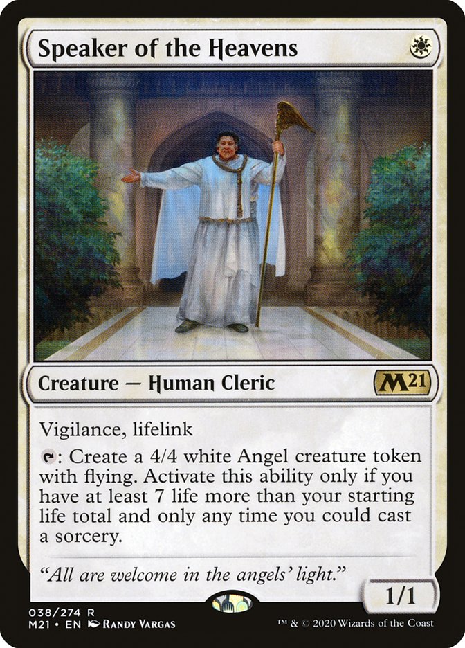 Speaker of the Heavens [Core Set 2021] | Card Citadel