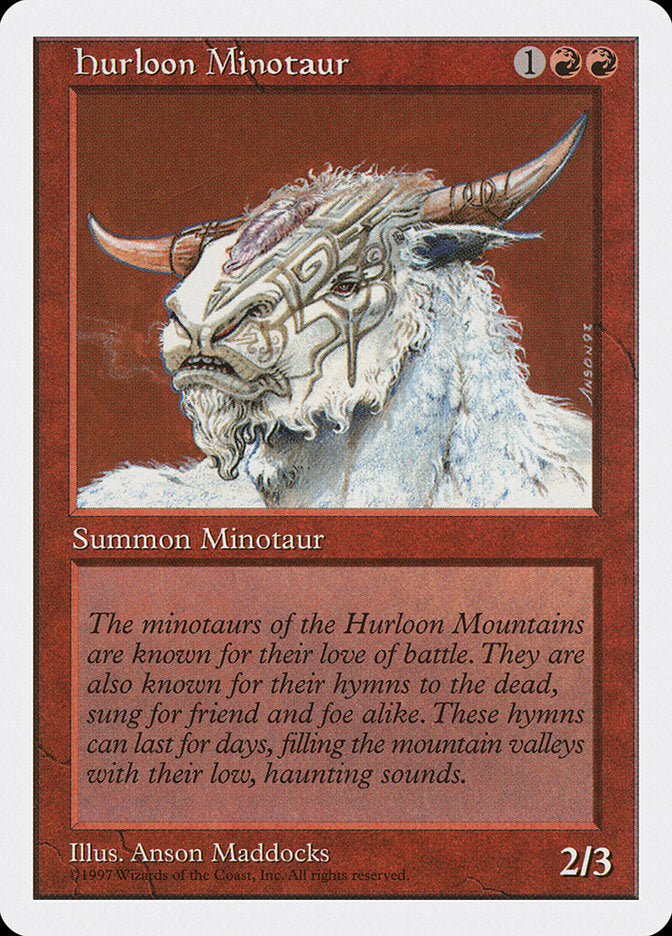 Hurloon Minotaur [Fifth Edition] | Card Citadel