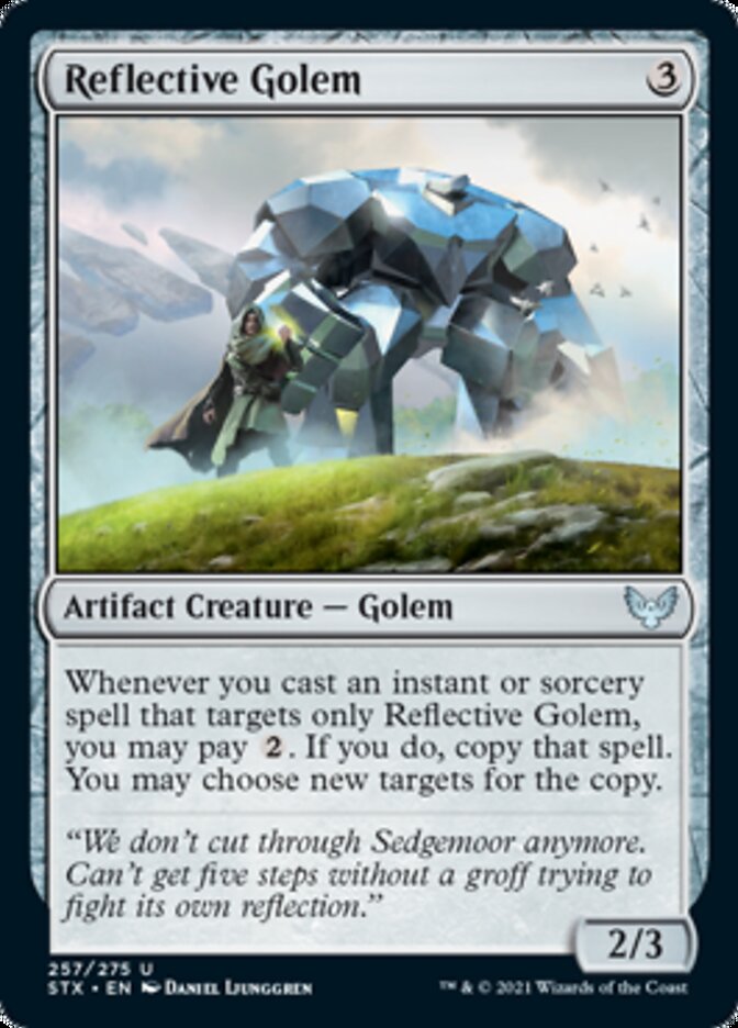 Reflective Golem [Strixhaven: School of Mages] | Card Citadel