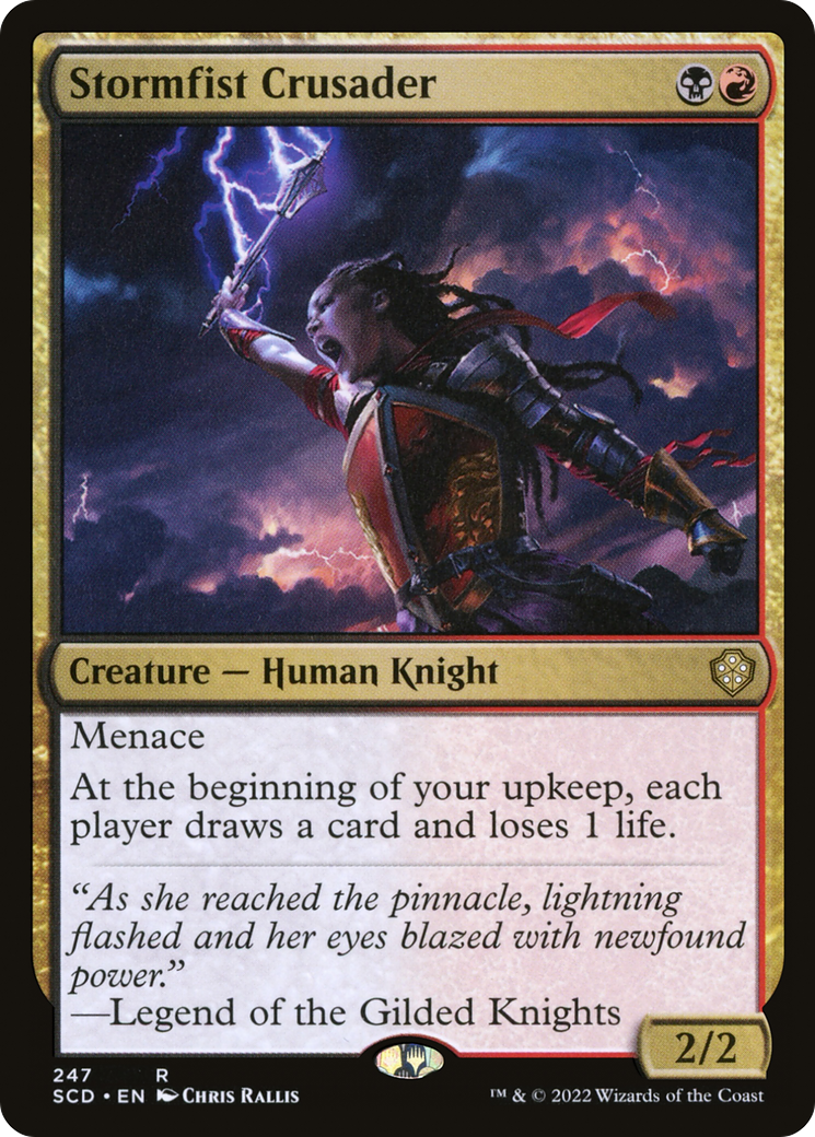Stormfist Crusader [Starter Commander Decks] | Card Citadel