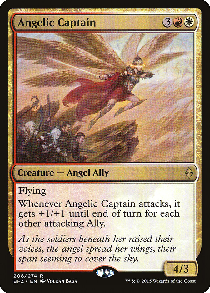 Angelic Captain [Battle for Zendikar] | Card Citadel