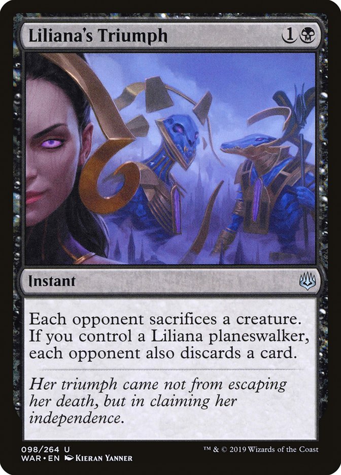 Liliana's Triumph [War of the Spark] | Card Citadel