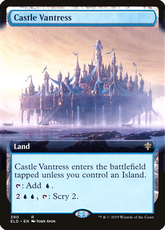 Castle Vantress (Extended Art) [Throne of Eldraine] | Card Citadel