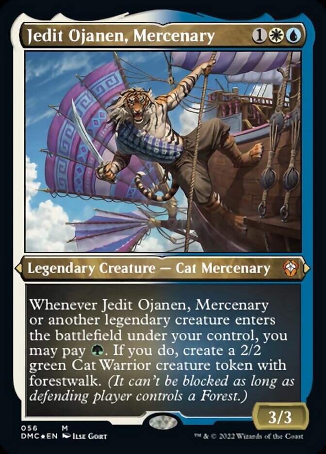 Jedit Ojanen, Mercenary (Foil Etched) [Dominaria United Commander] | Card Citadel