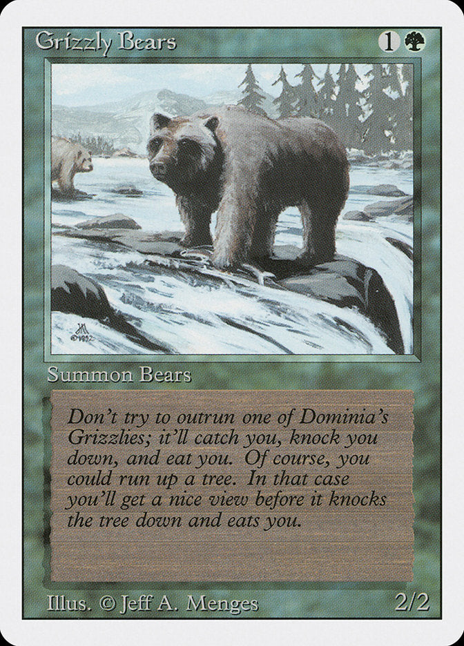 Grizzly Bears [Revised Edition] | Card Citadel