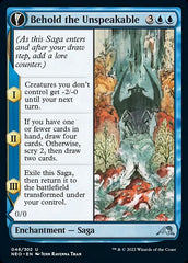 Behold the Unspeakable // Vision of the Unspeakable [Kamigawa: Neon Dynasty] | Card Citadel