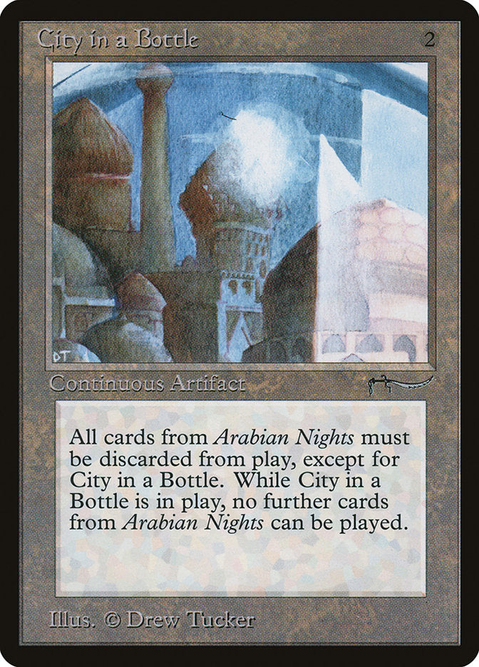 City in a Bottle [Arabian Nights] | Card Citadel