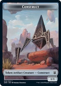 Construct // Drake Double-sided Token [Zendikar Rising Tokens] | Card Citadel