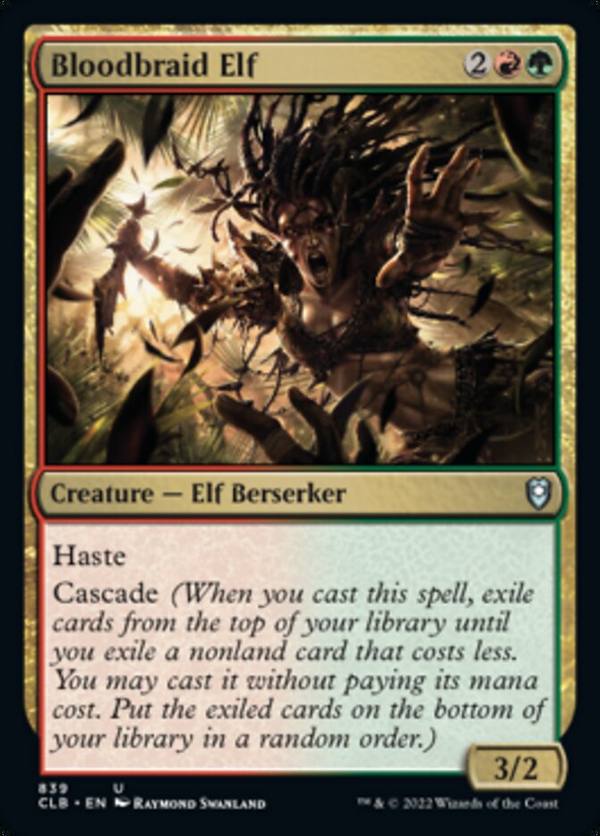 Bloodbraid Elf [Commander Legends: Battle for Baldur's Gate] | Card Citadel