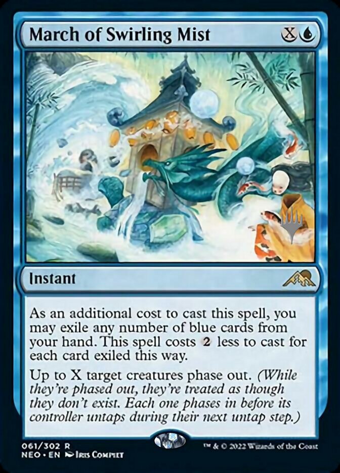 March of Swirling Mist (Promo Pack) [Kamigawa: Neon Dynasty Promos] | Card Citadel