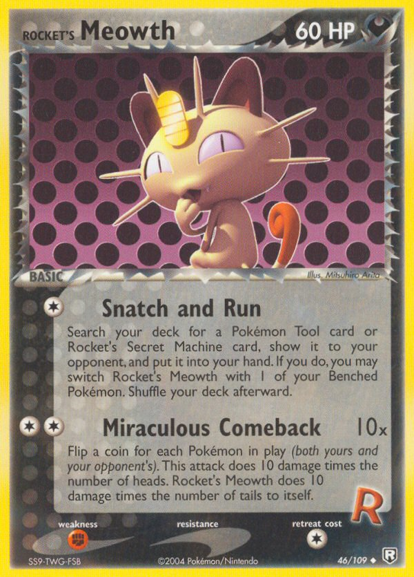 Rocket's Meowth (46/109) [EX: Team Rocket Returns] | Card Citadel