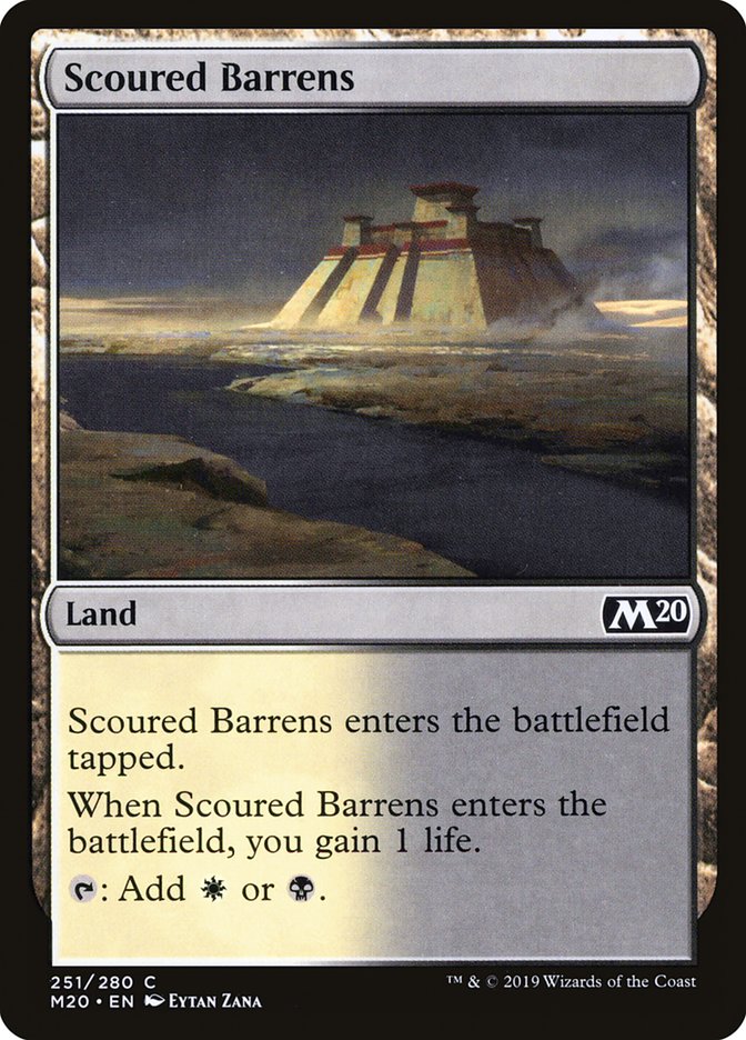 Scoured Barrens [Core Set 2020] | Card Citadel