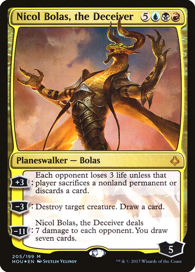 Nicol Bolas, the Deceiver [Hour of Devastation] | Card Citadel