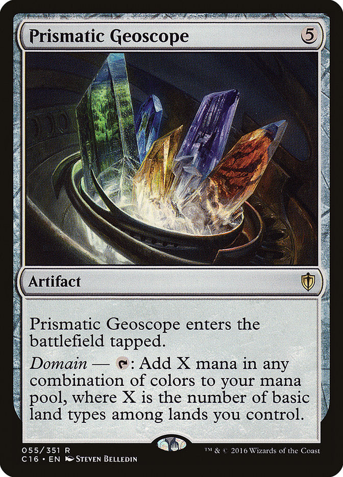 Prismatic Geoscope [Commander 2016] | Card Citadel