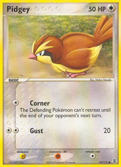 Pidgey (73/112) [EX: FireRed & LeafGreen] | Card Citadel