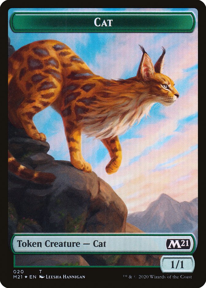 Bird // Cat (020) Double-sided Token [Core Set 2021 Tokens] | Card Citadel