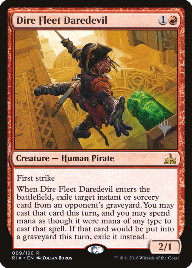 Dire Fleet Daredevil [Rivals of Ixalan Promos] | Card Citadel