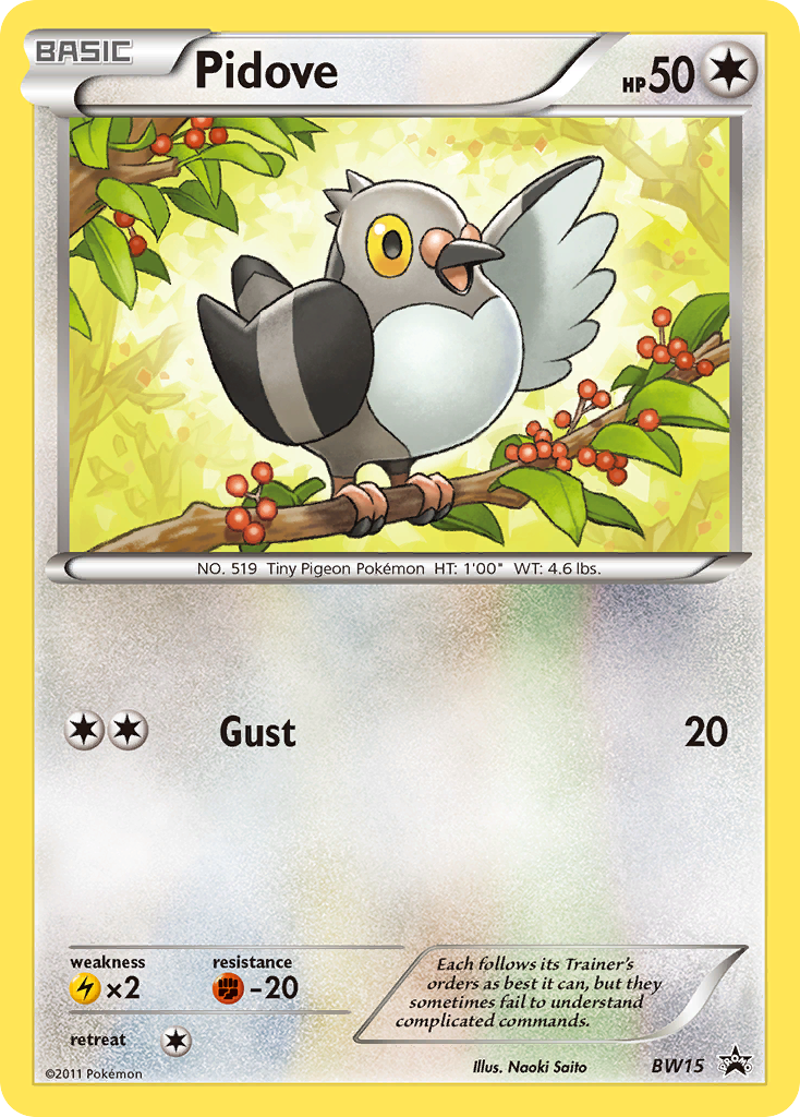 Pidove (BW15) [Black & White: Black Star Promos] | Card Citadel