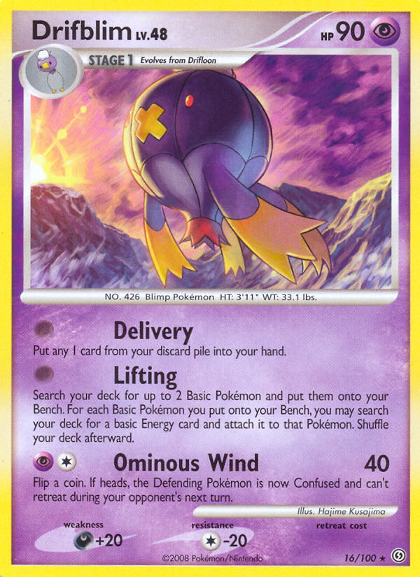 Drifblim (16/100) [Diamond & Pearl: Stormfront] | Card Citadel