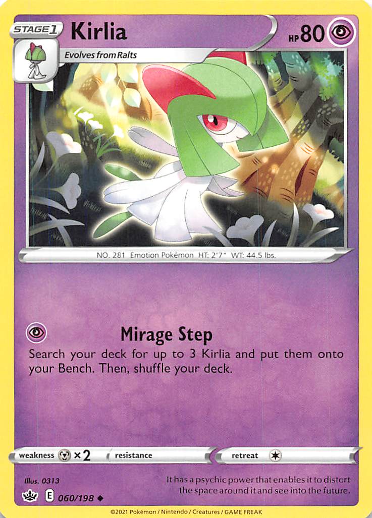 Kirlia (060/198) [Sword & Shield: Chilling Reign] | Card Citadel