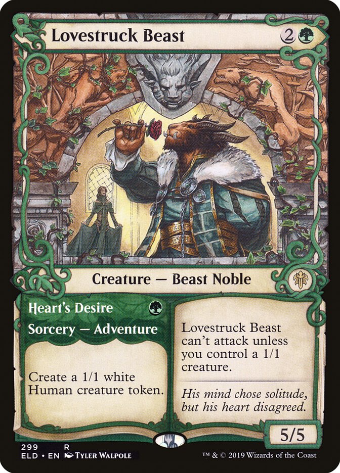 Lovestruck Beast // Heart's Desire (Showcase) [Throne of Eldraine] | Card Citadel